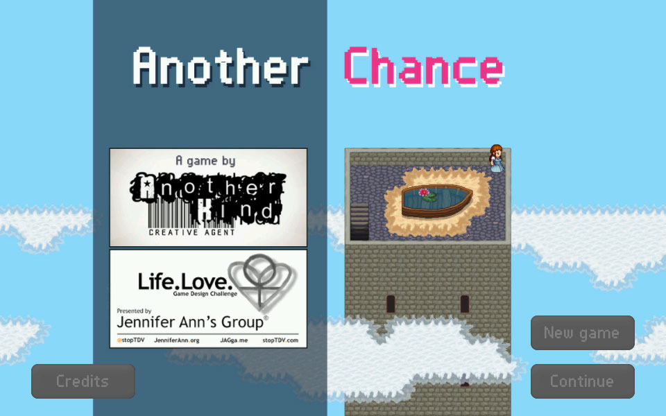 Screenshot of Another Chance, the 2015 award winning video game to prevent teen dating violence.