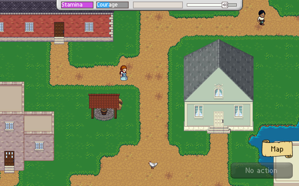 Screenshot of Another Chance game about relationships.