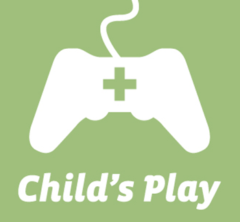 Logo for Child's Play Charity, sponsor of Jennifer Ann's Group's prevention of teen dating violence through video games.